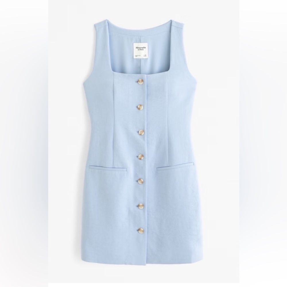 Abercrombie and Fitch A&F Mara Squareneck Vest Mini Dress - Small Petite